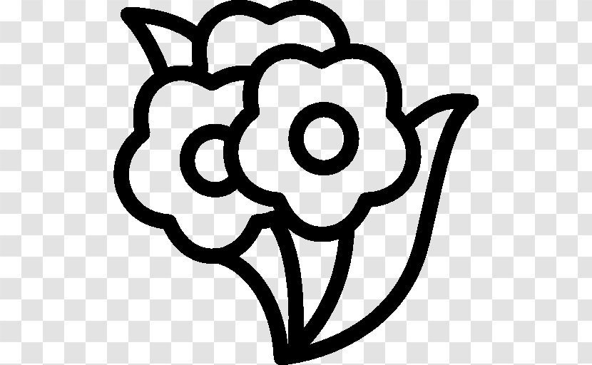 Flower Floristry - Icon Design - Black Transparent PNG