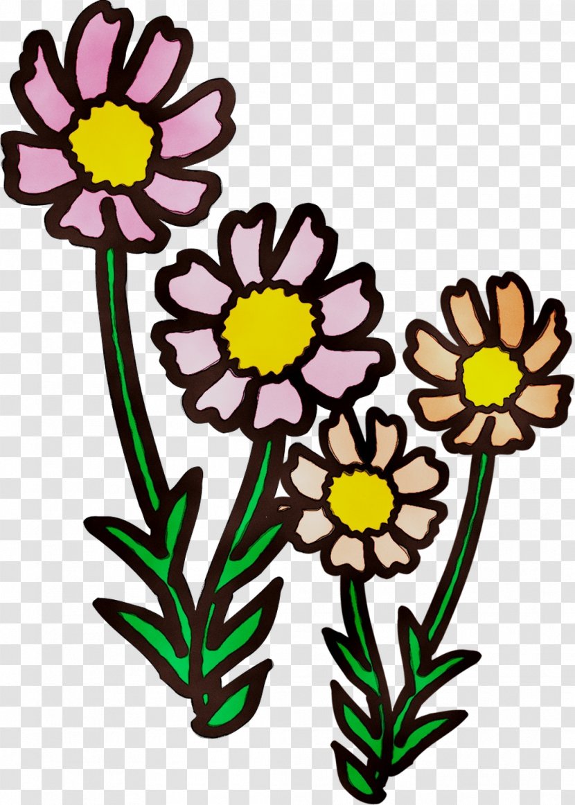 Floral Design Cut Flowers Chrysanthemum Plant Stem Product - Gazania Transparent PNG