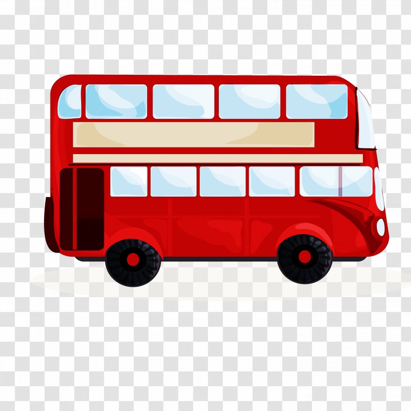 Land Vehicle Motor Mode Of Transport - Car Bus Transparent PNG