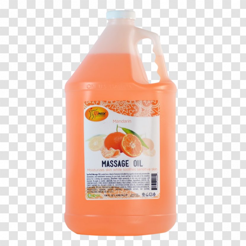 Massage Orange Drink Beauty Parlour Spa Oil - Juice - Mandarin Transparent PNG