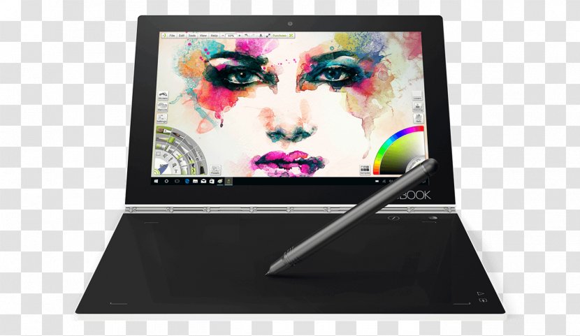 Laptop Computer Keyboard Lenovo Yoga Book 2-in-1 PC Transparent PNG