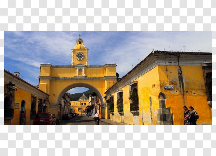 Arco De Santa Catalina Lake Atitlán Guatemala City Tikal Flores - Basilica - Hotel Transparent PNG