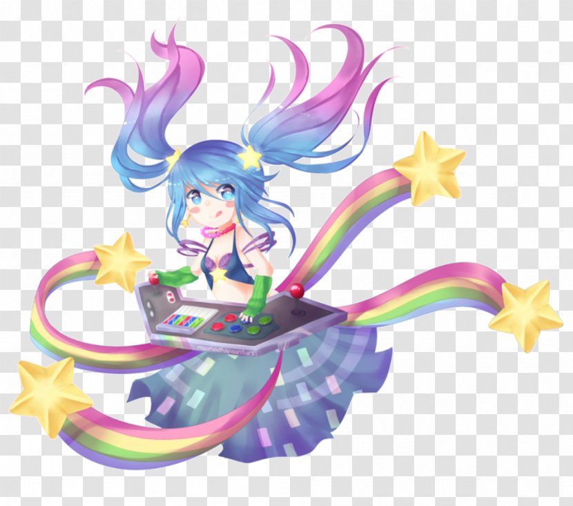 League Of Legends World Championship Ahri Fan Art - Cartoon - Rainbow Night Transparent PNG