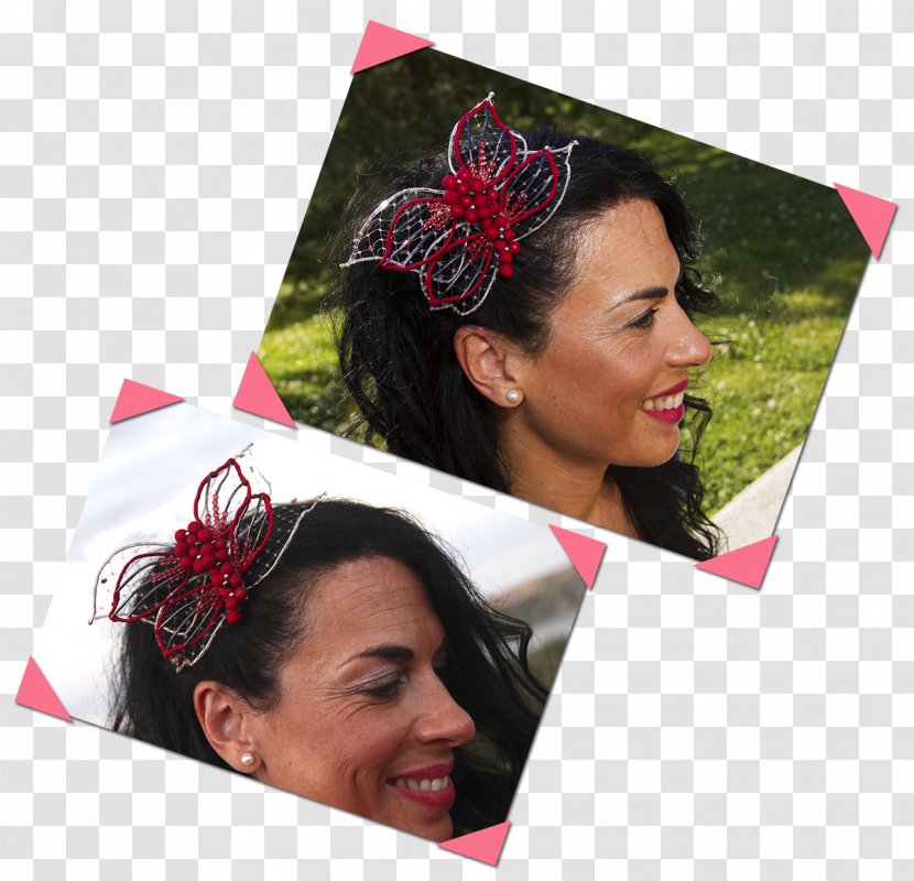 Headgear Color Grey Black Pink - Model - Mariposa Alas Transparentes Transparent PNG