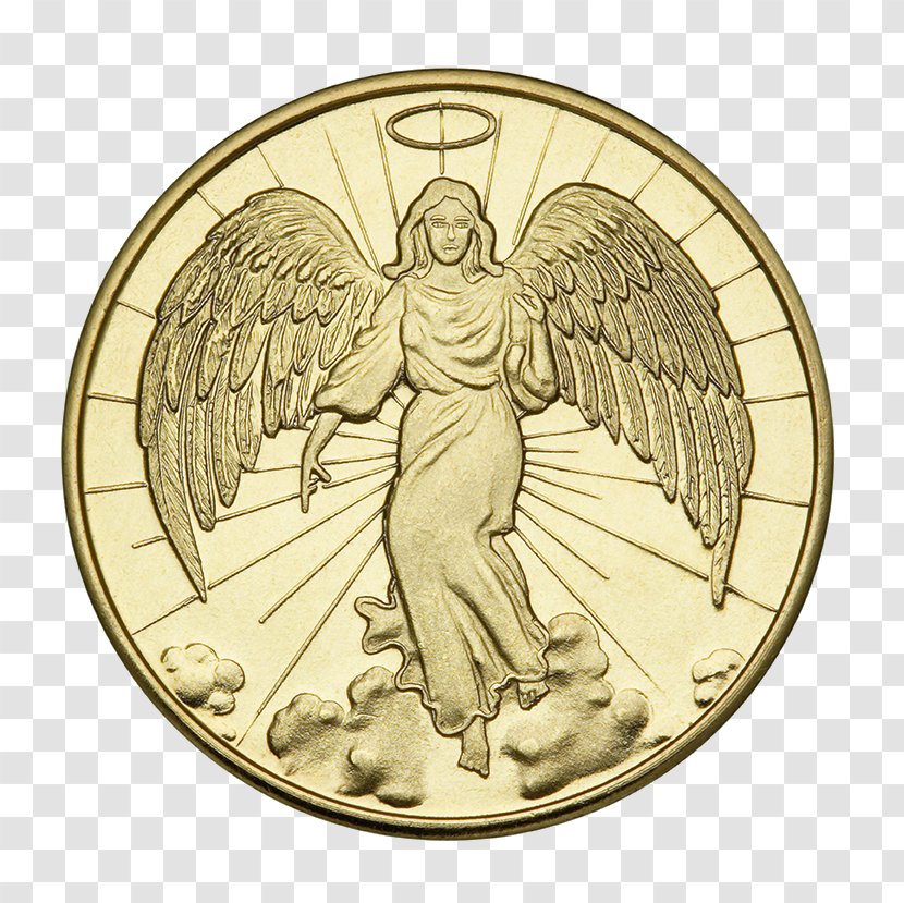 Silver Coin Angel Gold Medal Transparent PNG