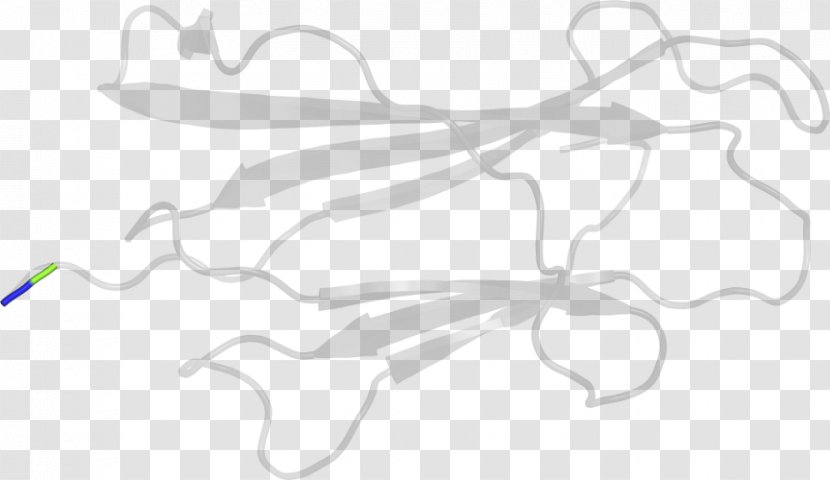 White Line Art Finger Clip - Cartoon - Angle Transparent PNG