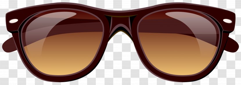 Sunglasses Clip Art - Goggles - Brown Clipart Picture Transparent PNG