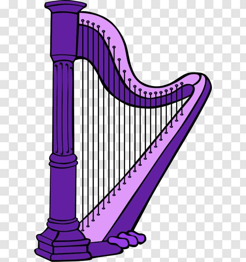 Celtic Harp Clip Art - Heart - Oboe Clipart Transparent PNG