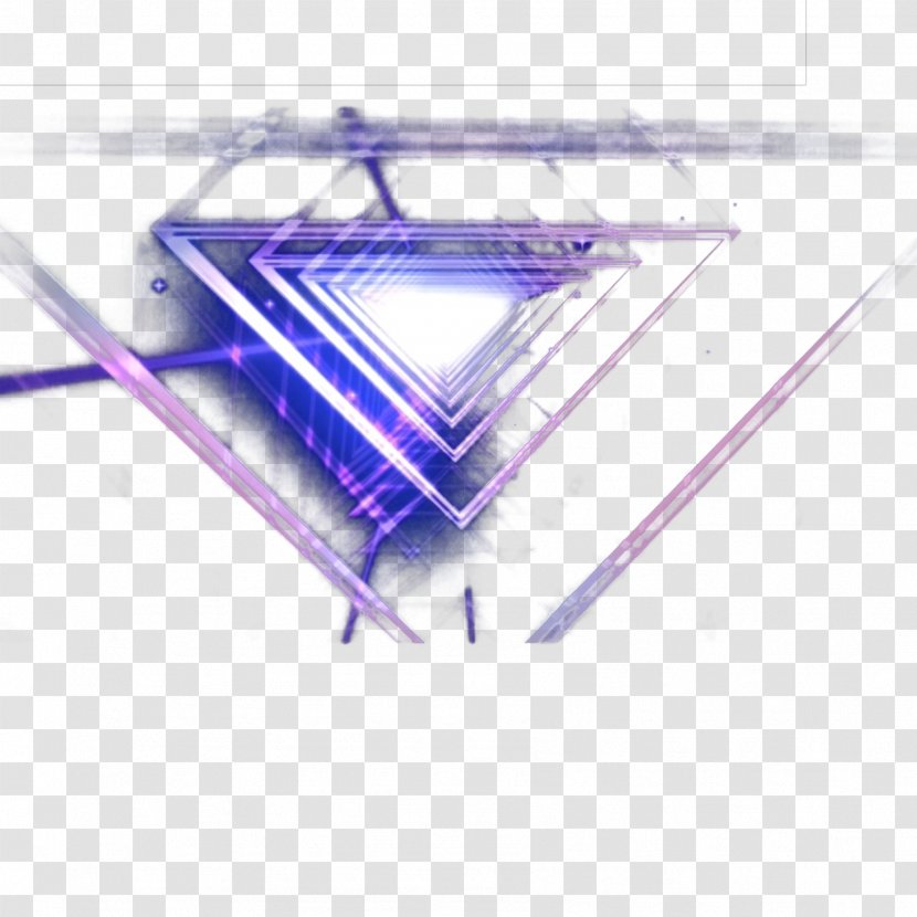 Light Triangle - Photoscape - Blue Transparent PNG