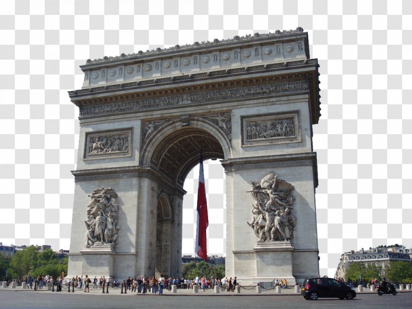 Arc De Triomphe Du Carrousel Champs-xc9lysxe9es Eiffel Tower Notre-Dame Paris - Tourism - France Transparent PNG