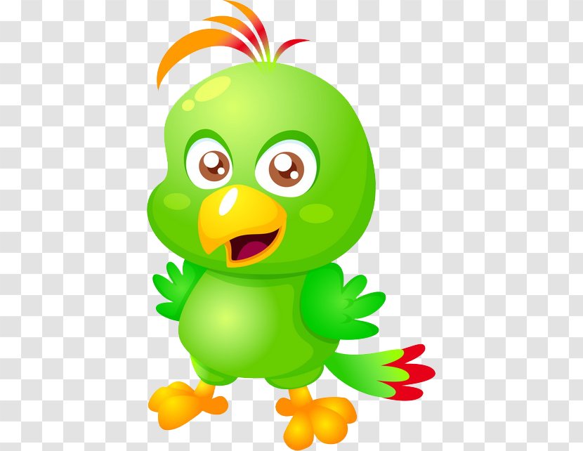 Pirate Parrot Cartoon - Ducks Geese And Swans Transparent PNG