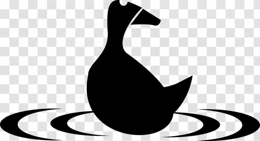 Stencil Clip Art - Artwork - Duck Transparent PNG