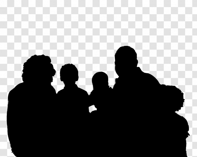 Silhouette Portrait Family Clip Art Transparent PNG