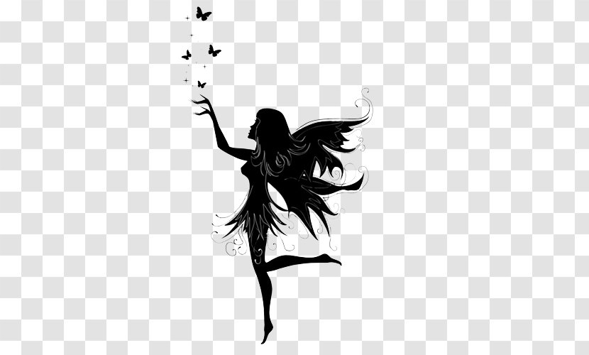 Tattoo Fairy Black-and-gray - Idea Transparent PNG