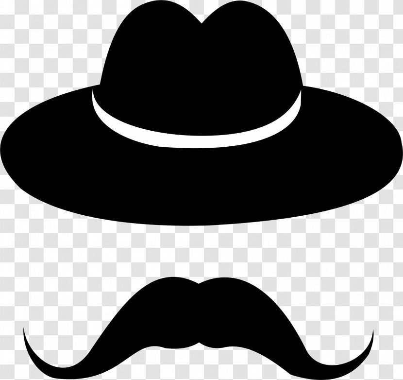 Top Hat Moustache Cowboy Transparent PNG