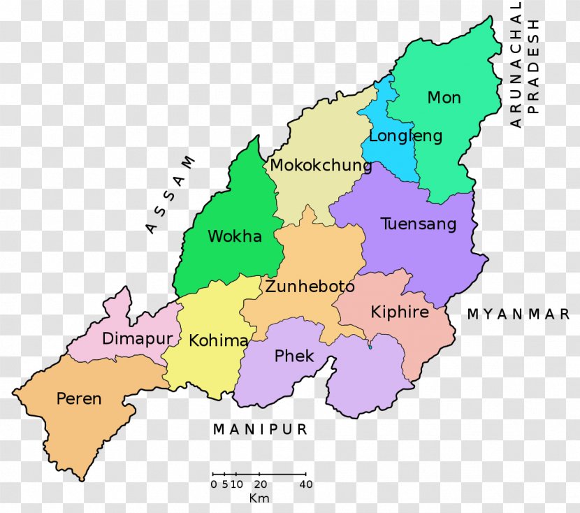 Wokha Kohima Naga Hills District, British India People - Water Resources - Map Transparent PNG