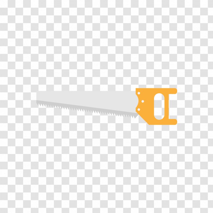 Grey Clip Art - Point - Yellow Hand Saw Transparent PNG