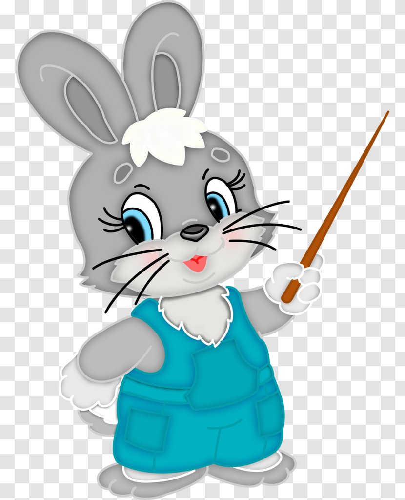 Clip Art Illustration Drawing Easter Bunny - Domestic Rabbit Transparent PNG