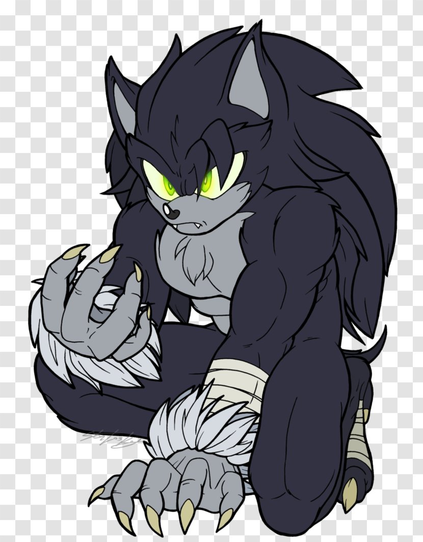 Sonic Unleashed The Hedgehog Werewolf Whiskers Shadow - Art Transparent PNG