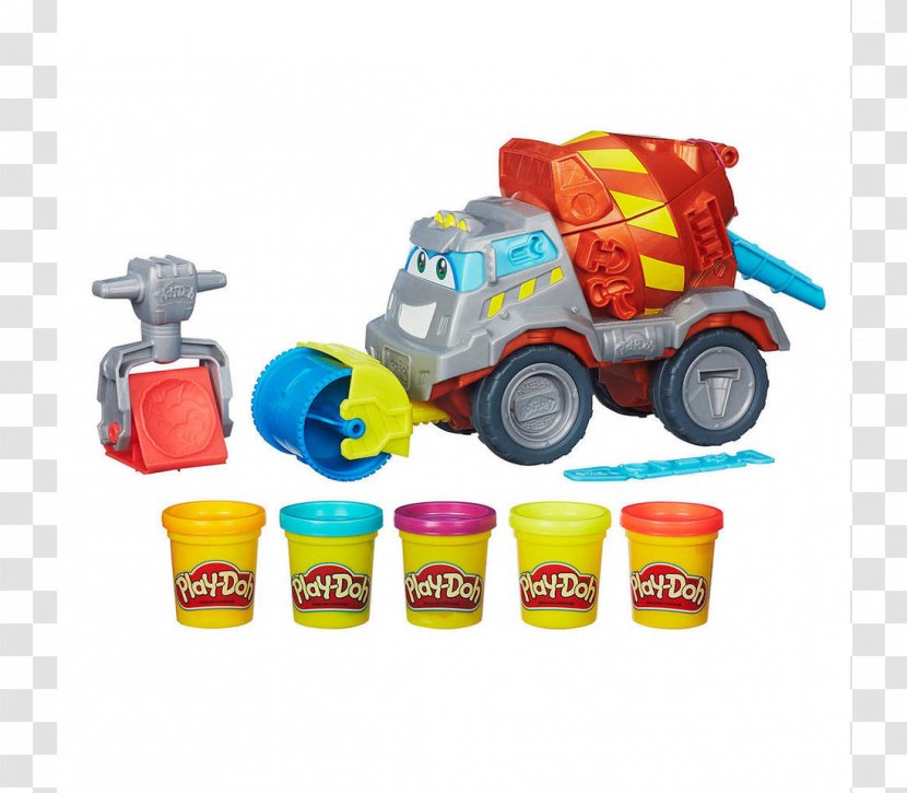 Play-Doh Cement Mixers Betongbil Toy - Vehicle Transparent PNG