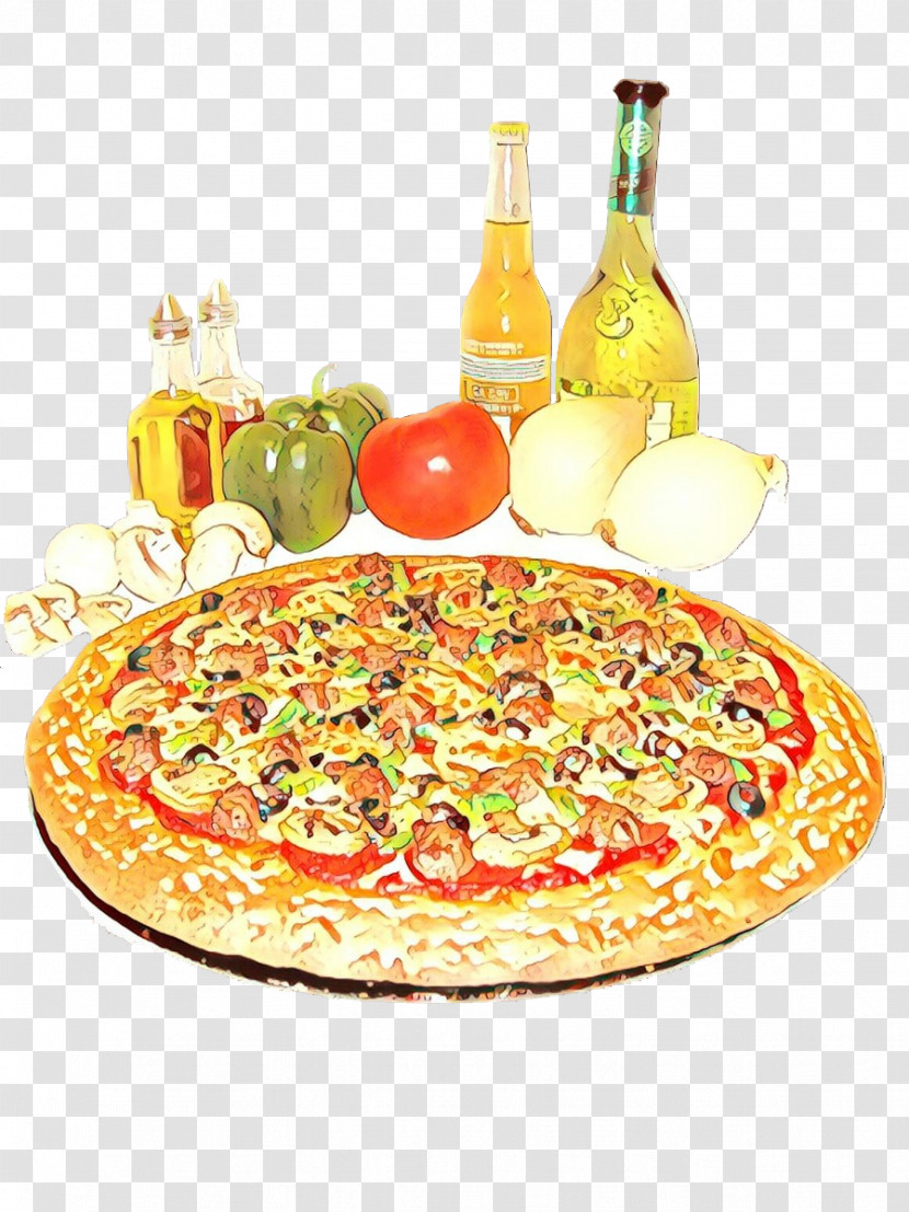 Dish Pizza Cuisine Food Pizza Cheese Transparent PNG
