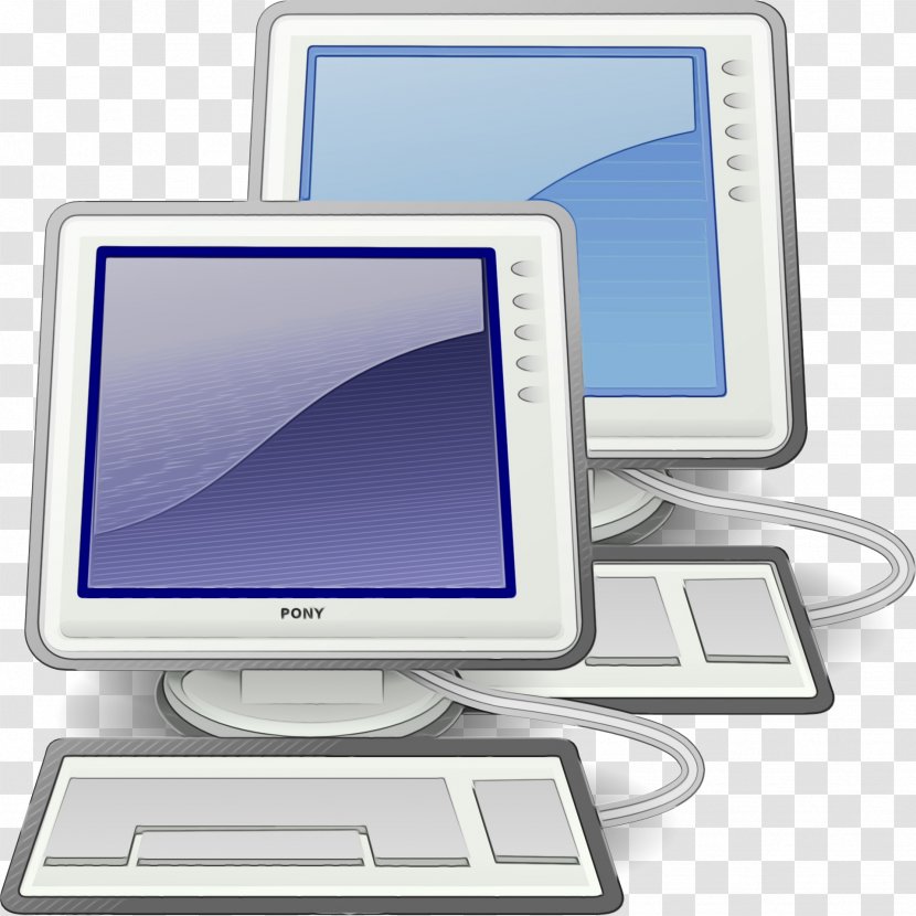 Screen Output Device Personal Computer Display Monitor Accessory - Desktop Electronic Transparent PNG