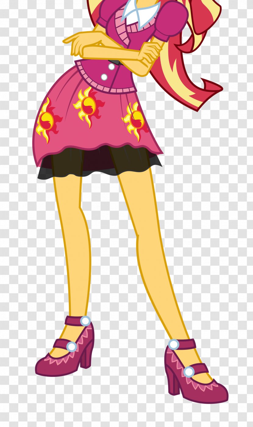 Sunset Shimmer Applejack My Little Pony: Equestria Girls The Friendship Games - Cartoon - Joint Transparent PNG