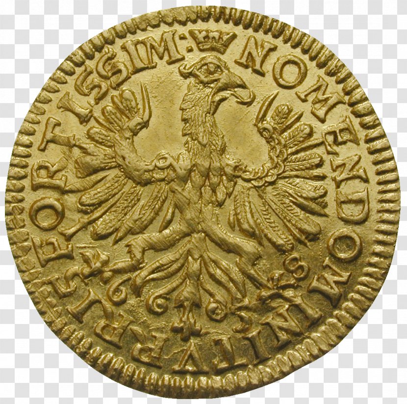 Gold Coin Austrian Schilling Austro-Hungarian Krone - Dutch Guilder - Spilled Coins Transparent PNG