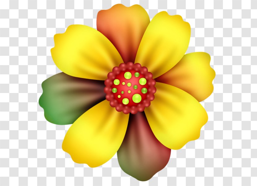 Flower Drawing Image Color Animation - Vase - Uma Cama De Flor Colorida Transparent PNG