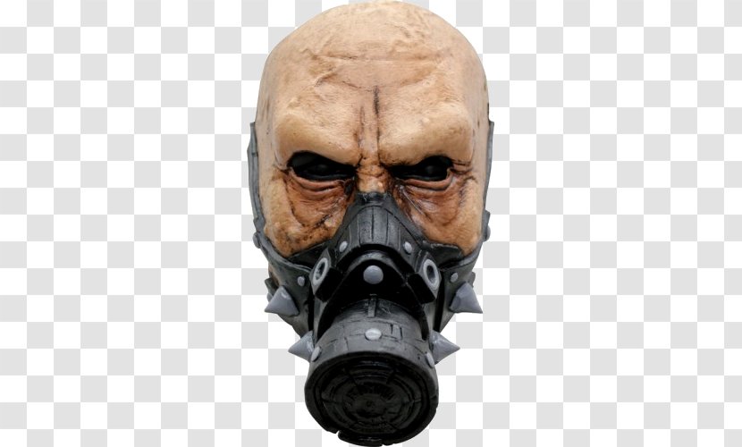 Latex Mask Biological Hazard Halloween Costume - Watercolor - Gas Transparent PNG