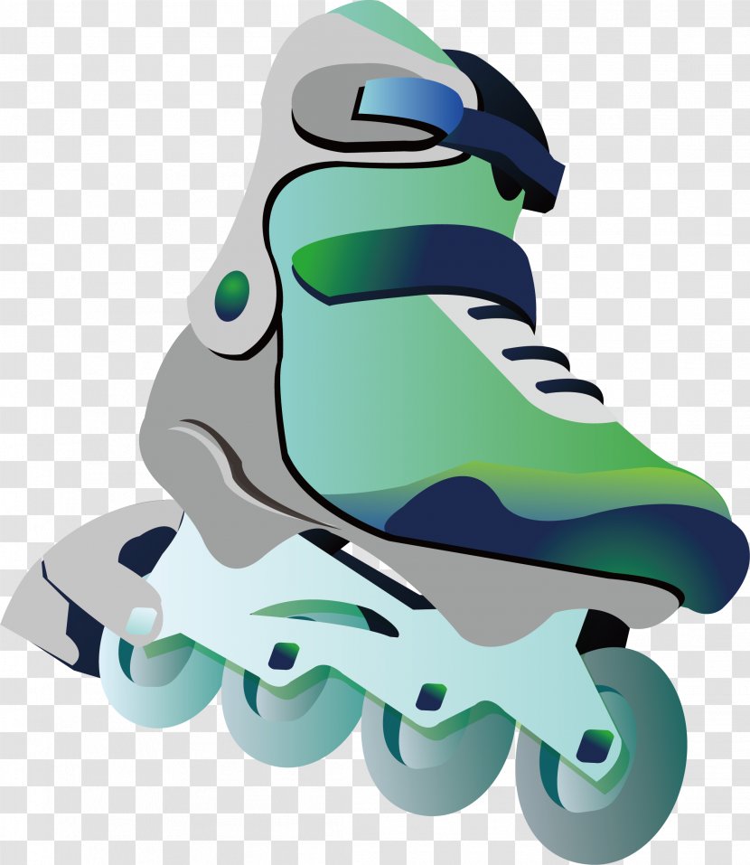 Roller Skates Skating Ice Skateboard - Skate - Shoes Vector Elements Transparent PNG