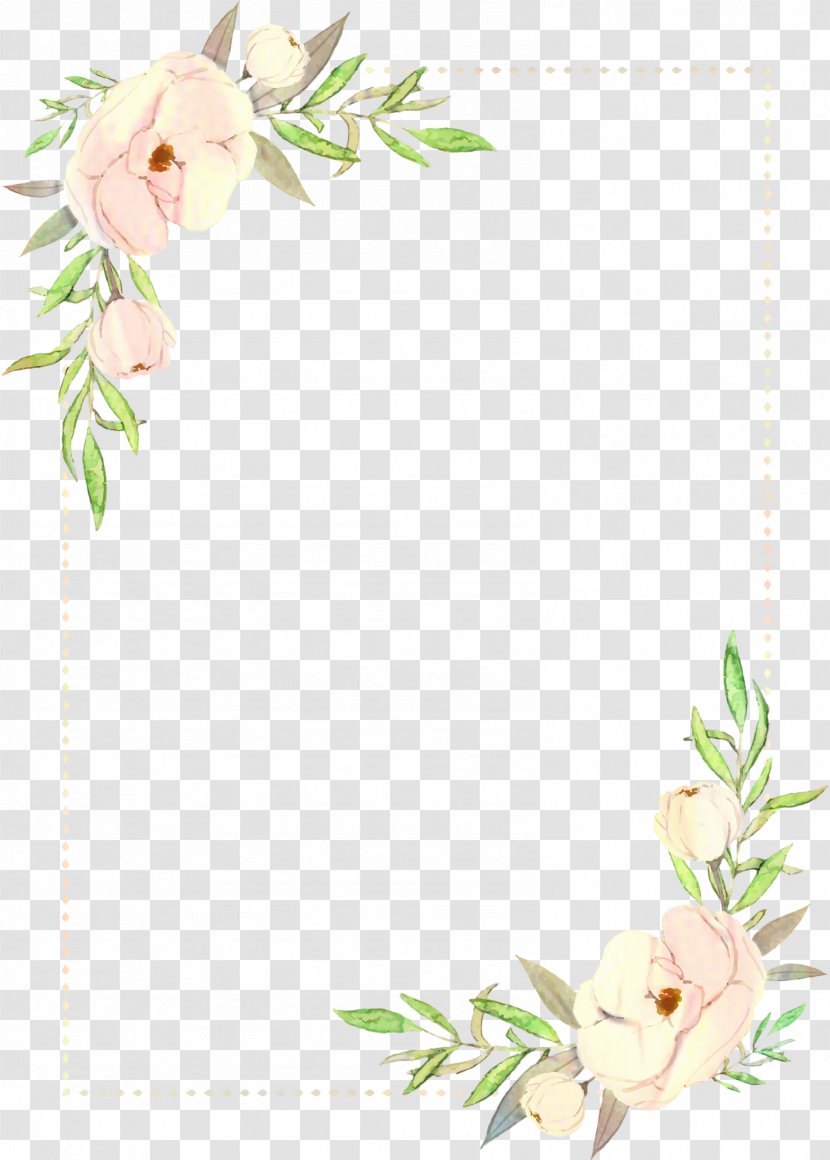 Watercolor Floral Background - Flower - Plant Drawing Transparent PNG