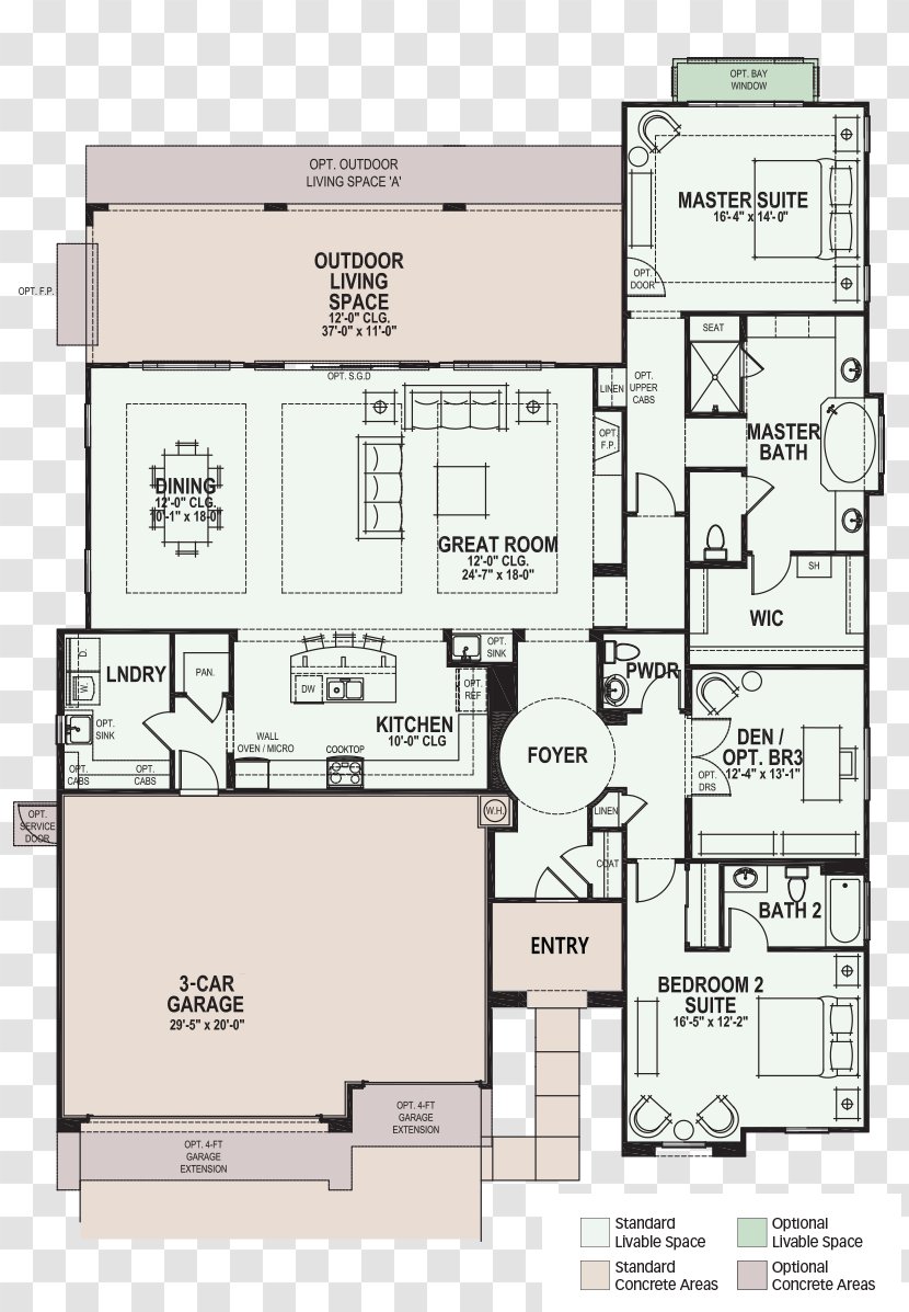 Floor Plan Product Design Line - Active Living Transparent PNG