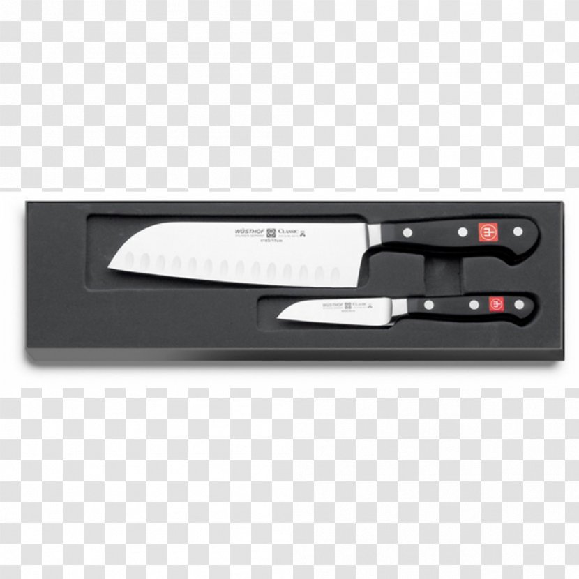 Chef's Knife Wüsthof Kitchen Knives Santoku - Blade Transparent PNG