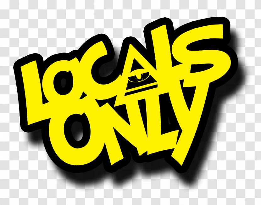 Locals Only C.O.D. Graphic Design - Yellow Transparent PNG