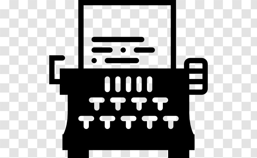 Computer Software - Black And White - Typewriter Vector Transparent PNG
