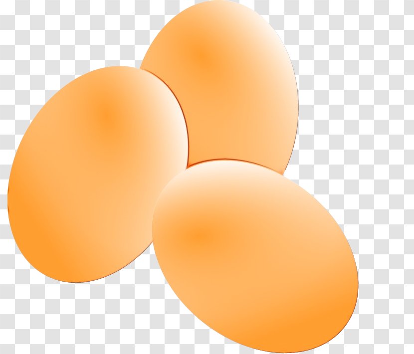 Egg - Peach White Transparent PNG
