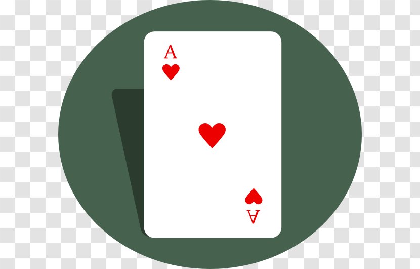 Ace Of Hearts Playing Card Spades - Cliparts Transparent PNG