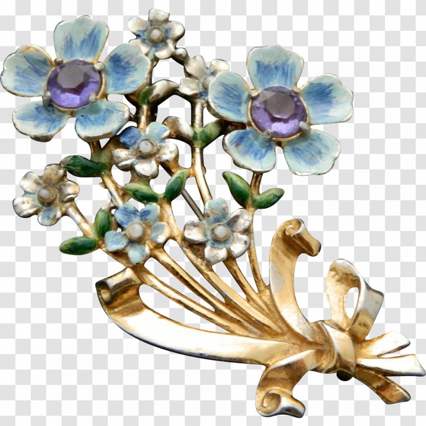 Cut Flowers Floral Design Brooch Body Jewellery - Jewelry Transparent PNG