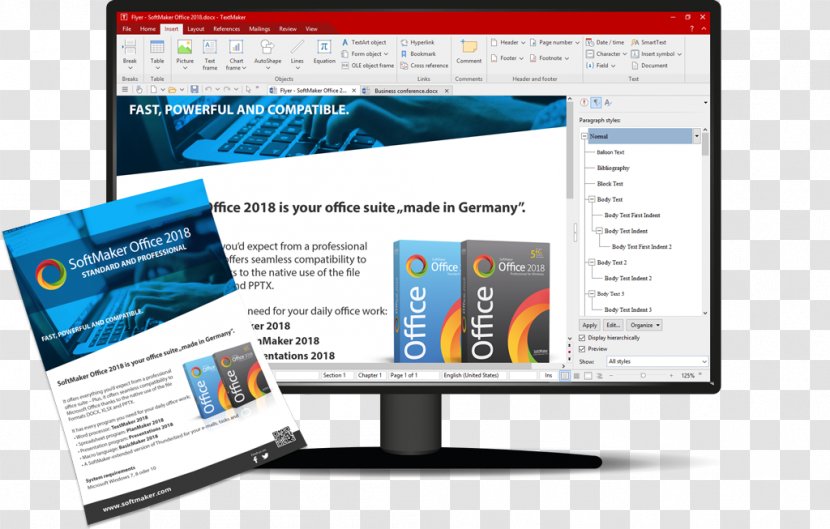 SoftMaker Office TextMaker Microsoft - Display Device Transparent PNG