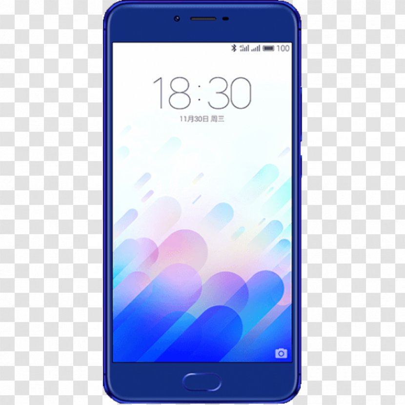 Meizu MX3 M3 Max M6 Note Smartphone - Electric Blue Transparent PNG