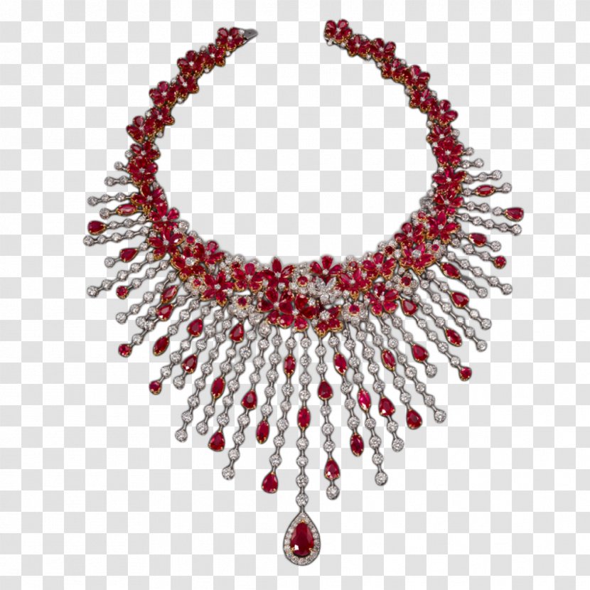 Necklace Bead - Ruby - Gorgeous Charm Transparent PNG