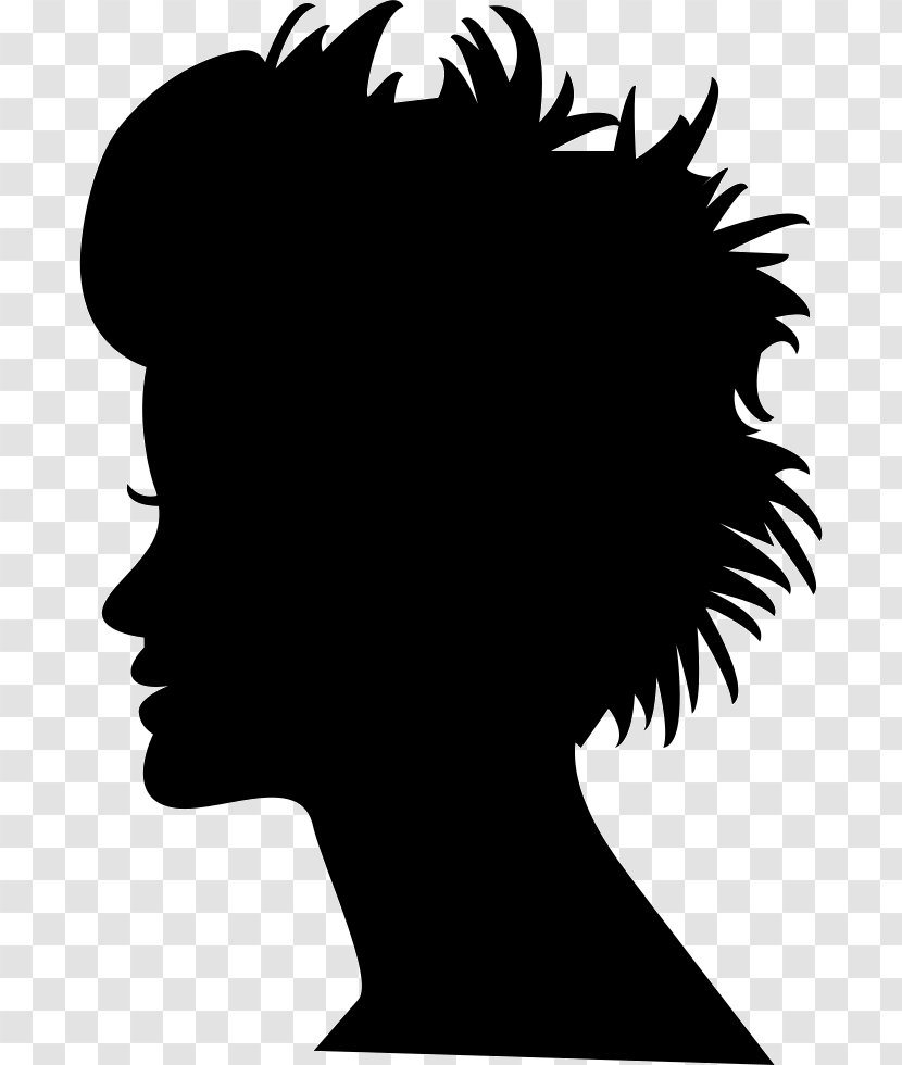 Silhouette Photography - Blackandwhite - Bunny Face Head Transparent PNG