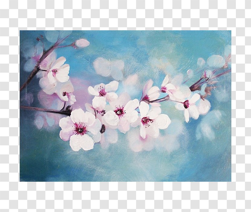 Flower Oil Painting Still Life Blume - Blossom Transparent PNG