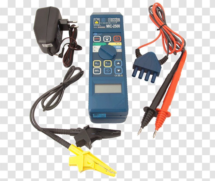 Electrical Cable Microphone Megohmmeter Resistance And Conductance Insulator - Sonel Transparent PNG