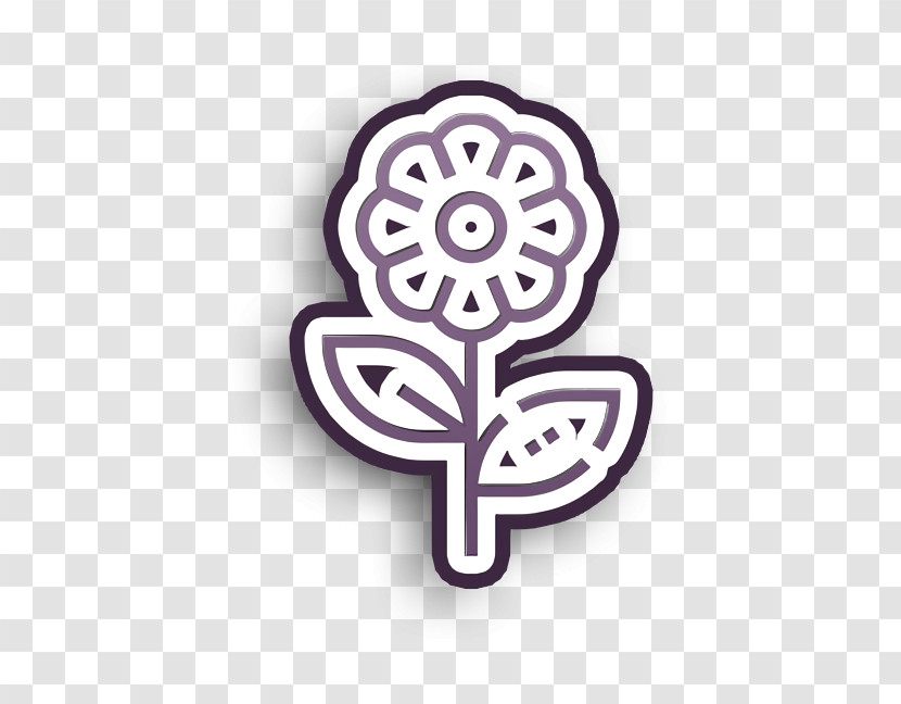 Hippies Icon Flower Icon Transparent PNG