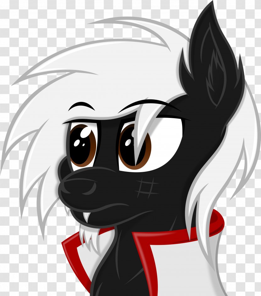 Whiskers Dog Cat Horse Pony - Black Transparent PNG