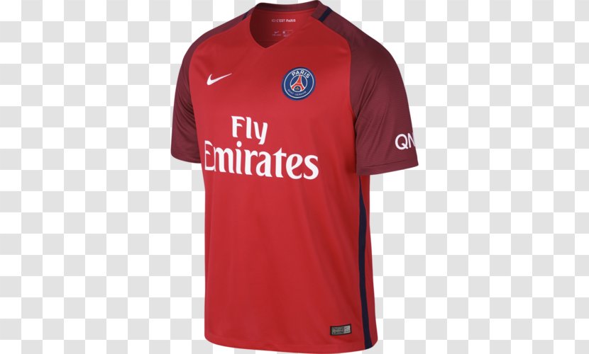 Paris Saint-Germain F.C. 2018 World Cup Jersey Kit Clothing - Red - Nike Transparent PNG