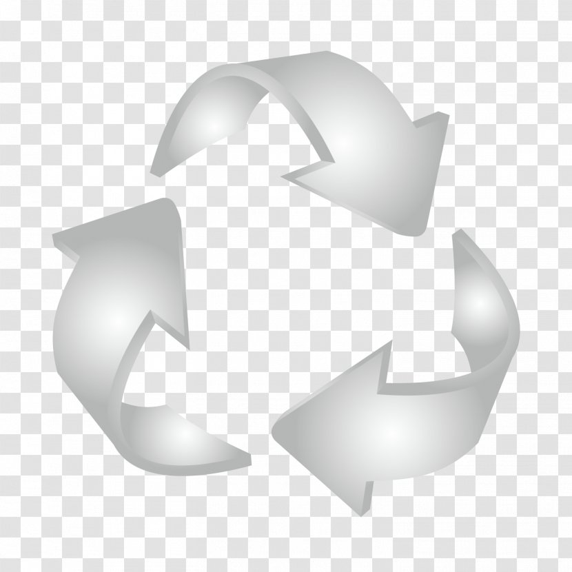 Recycling Symbol Arrow - Vector Recycle Transparent PNG