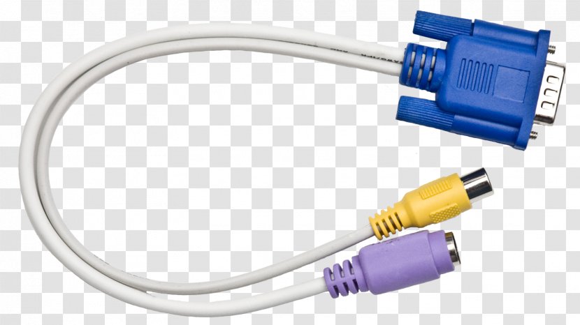 VGA Connector Composite Video RCA Wiring Diagram Electrical Wires & Cable - Svideo - Pondering Transparent PNG